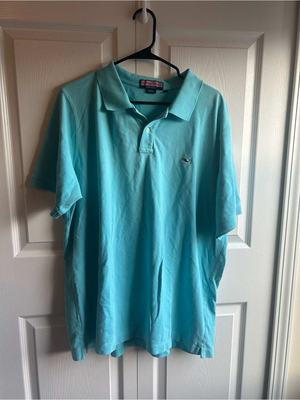 Vineyard Vines Men's Polo - Aqua Blue